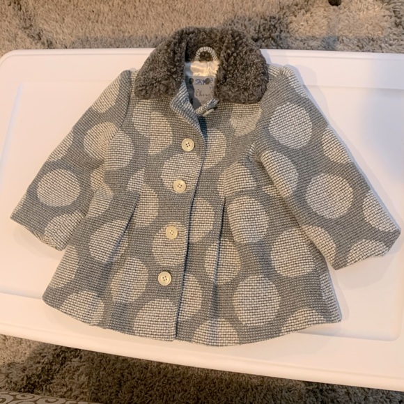 Cherokee Other - Girls 18 Month Cherokee Faux Fur Pea Coat